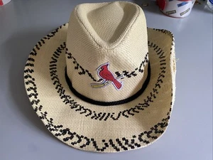Rare St. Louis Cardinals MLB Wire Rimed Western Cowboy Hat - Picture 1 of 3