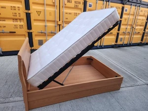 Ottoman Double bed And Mattress (can deliver) READ ADVERT - Picture 1 of 12