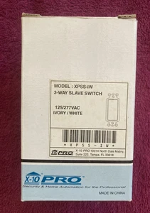 X-10 PRO 3-Way Decora Style Slave Switch Model: XPSS-IW Ivory / White - Bild 1 von 6