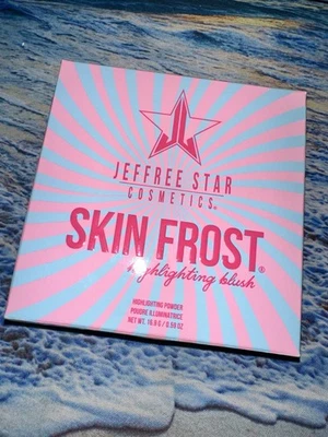 RARE HTF Jeffree Star Skin Frost Cotton Candy Crime Highlighter Blush Pink - Image 1 of 4