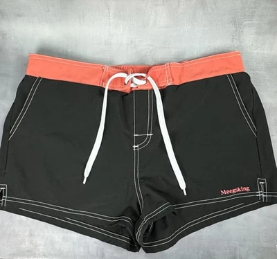 Pantalones Cortos Meegsking Mujer Secado Rápido Negro Coral Rojo Talla XLarge 0090 Foto 1 de 4