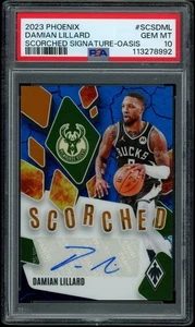 2023 Phoenix Damian Lillard #SCS-DML SCORCHED AUTO PSA 10 BUCKS!๐ฅ๐ฅ - Picture 1 of 2