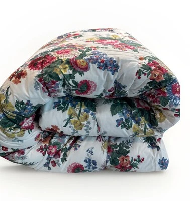 Ralph Lauren Elaine Comforter Twin Size Cotton Roses Cottage Y2K Vintage USA - Image 1 of 4