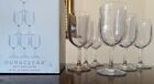Set Of 6 Williams-Sonoma Duraclear Outdoor Plastic White Wine Glasses 7"