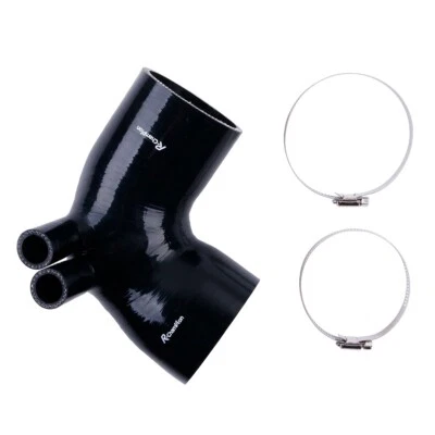 Manguera negra nueva para BMW E36 1992-1999 (325/328/M3) de silicona para bota de entrada de aire Foto 1 de 4