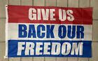 Ron DeSantis Trump Flag FREE SHIP Give Back Freedom Republican Gun USA Sign 3x5'