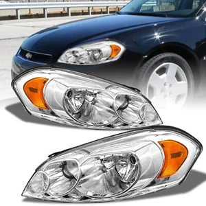 Headlight for 2006-2013 Chevy Impala 2006 2007 Monte Carlo Headlamp 2Pcs - Picture 1 of 9