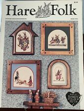 Hare Folk Counted Cross Stitch Pattern Design Book Vintage Randy and Ruth (48)