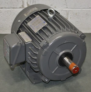 Teco Electric Motor NP0032, 3 HP, 230/460V AC, 3 PH, 1-1/8" Shaft, from 48LX16 - Picture 1 of 10