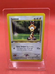 Juego de jcc Pokémon Sentret 71/111 Común Neo Genesis 1a Edición Casi Como Nuevo - ¡Como Nuevo! - Imagen 1 de 2