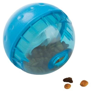 4 Inch Multi Color Interactive Dog Treat Dispensing IQ Ball for Healthy Play - Picture 1 of 9