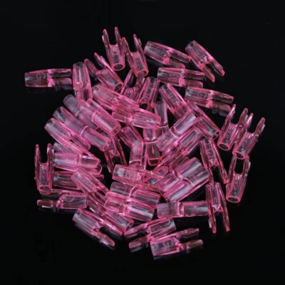 50pcs Arrow Nock Tail Plastic 8mm Adapter Archery Arrow Shaft DIY Hunting Target - Image 1 of 4