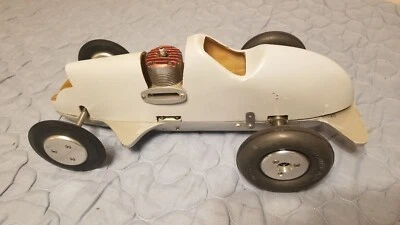 McCoy Fiberglass Body Tether Car  - Good Used Condition - Image 1 of 4