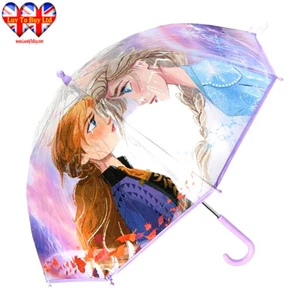 Disney Frozen 2 Transparent Umbrella,Children's Umbrell Official Licensed    - Picture 1 of 6