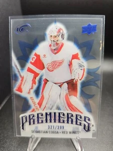 2024-25 Ice Sebastian Cossa RC Ice Premieres Blue /399 #184 - Picture 1 of 2