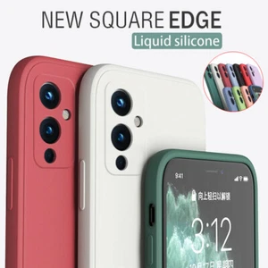 For OnePlus 9 10 Pro 6T Nord N30 N20 Shockproof Liquid Silicone Soft Case Cover - Picture 1 of 27