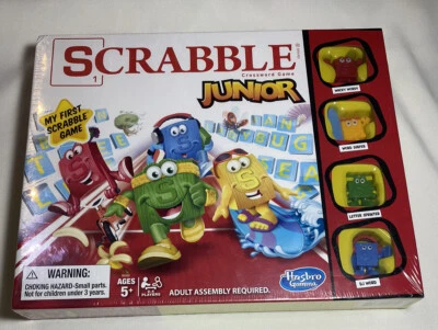 Scrabble Junior Game, Hasboro Factory Sealed - Image 1 of 4