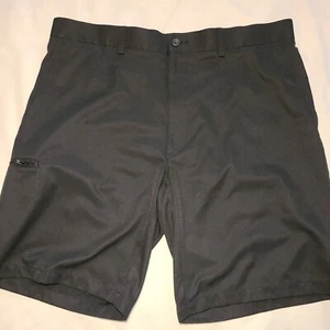 Champions Tour Golf Shorts Men's Microfiber Flat Front Black Size 36 READ - Picture 1 of 9