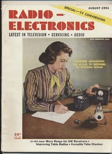 Radio-Electronics Magazine Vol 22 #11 Aug 1951 Magnetron TV Receivers - Picture 1 of 3