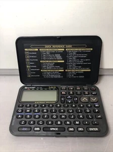 Organisateur électronique portable Sharp YO-110 gris 34 Ko - Nécessite des piles neuves - Photo 1 sur 13