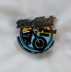 Daytona Beach Bike Week 2022 81st Anniversary Pin Jacket Vest Pin - Picture 1 of 4