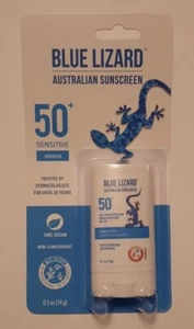 Sensitive Mineral Sunscreen Stick with Zinc Oxide SPF 50+ Water Resistant - Picture 1 of 2