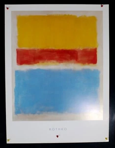 Mark Rothko - Untitled (Yellow, Red and Blue) - 2002 - Offset Poster - Picture 1 of 7