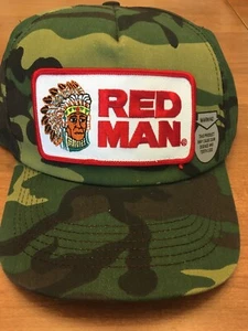 Vintage Red man Tobacco Camoflage Cap - Picture 1 of 7