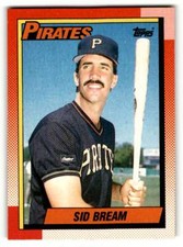 1990 Topps #622 Sid Bream    Pittsburgh Pirates Baseball Cards EX/NM ID:53730