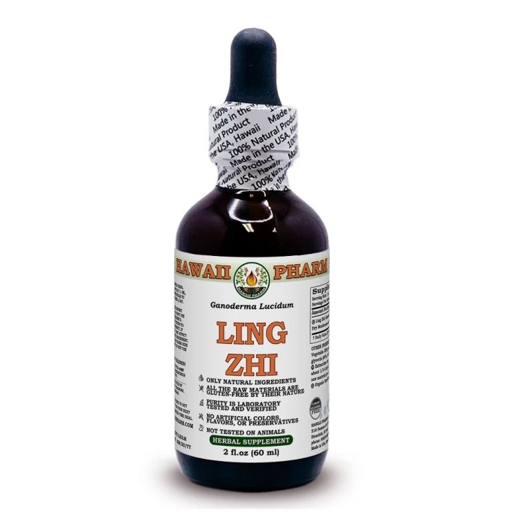 Ling Zhi, Reishi Mushroom (Ganoderma Lucidum) Tincture, Dried Mushroom - Image 1 of 1