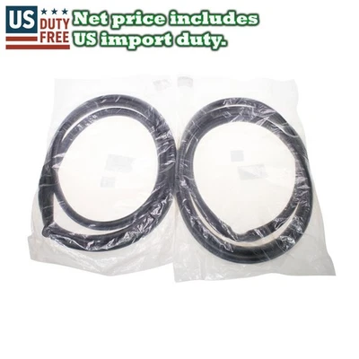 Par de impermeabiliza puerta mensajera FD para camioneta giratoria 2D Mazda B1600 B1800 1965-77 Foto 1 de 4