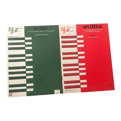The Young Pianist’s Library Sonatinas Vol. 2 & Vol. 2A Denes Agay NOS 1960–61 - Image 1 of 4