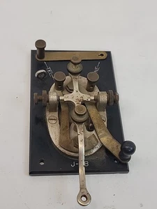 J-38 Telegraph Morse Code Key WW2 WWII - Zdjęcie 1 z 8
