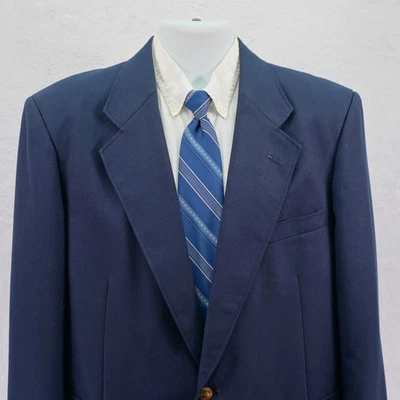 Blazer Savile Row Azul Lana 2 Botones Dorados 40R / Calce Ajustado 42R Foto 1 de 4