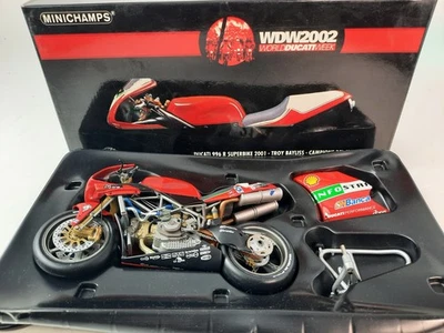Minichamps Ducati 996 R #21 Troy Bayliss Superbike WC 2001 WDW 1/12 123011221 - Bild 1 von 4