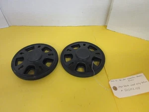 2012-26 BRP ski-doo pair of 165mm deep black wheel ass'y #503192128 - Picture 1 of 6