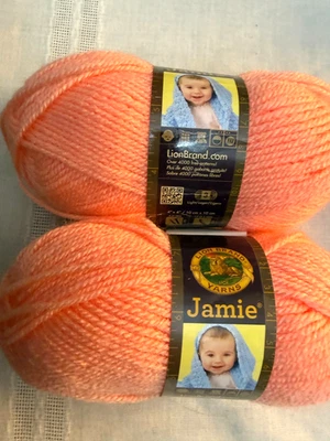 Lote de 2 Lion Brand #3 Color "Melocotón" Foto 1 de 3