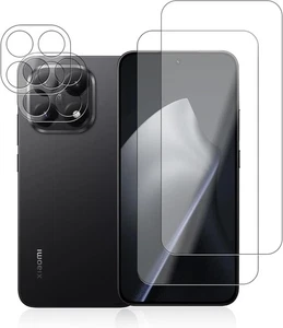 For Xiaomi 15T/15T Pro HD Clear Tempered Glass Screen Protector+Camera Lens Film - Picture 1 of 10