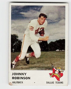 1961 Fleer #202 Johnny Robinson - Picture 1 of 2