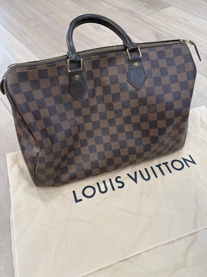 Auténtico Louis Vuitton Speedy 35 Damier Level Foto 1 de 4