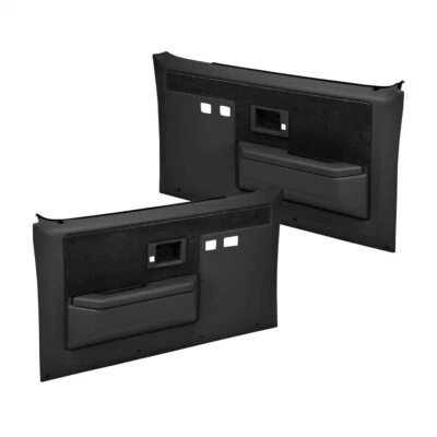 Paneles de puerta de repuesto negros Coverlay 18-35F-BLK para camionetas Chevy GMC 81-88 Foto 1 de 4
