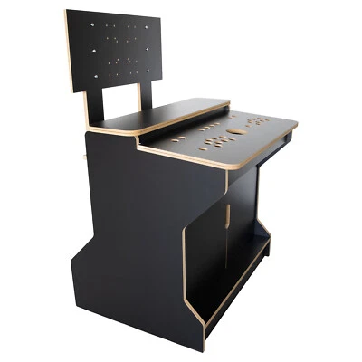 Black 2 Player Premium Sit Down Arcade Cabinet Flat Pack Kit - Image 1 of 4