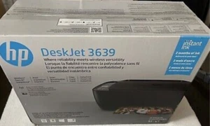 HP DeskJet 3639 Printer Brand New Box Never Opened - Picture 1 of 1