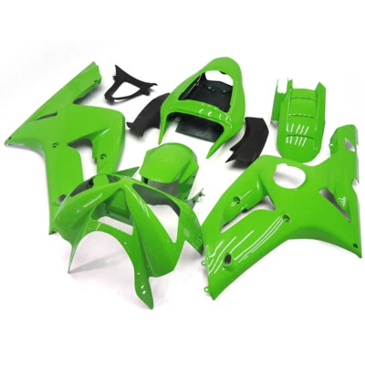 ABS Fairings Plastics Bodywork for Ninja ZX6R 2003 2004 ZX636C Kawasaki Green  — 第 1/4 张图片