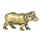 Brand New Bronze Ornaments Hippo Ornament 5*2.5cm Animal Finely Crafted