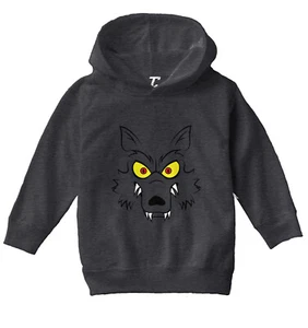 Werewolf Face - Monster Scary Mythical Halloween Horror Toddler/Youth Hoodie - Picture 1 of 10