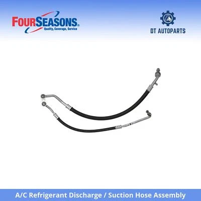 Conjunto de manguera de línea de succión de descarga para Chevrolet C2500 1988-89 4 estaciones Foto 1 de 4