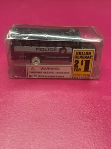Golden Wheels International School Bus 3" Model Police Prisoner Transport Black - Picture 1 of 22