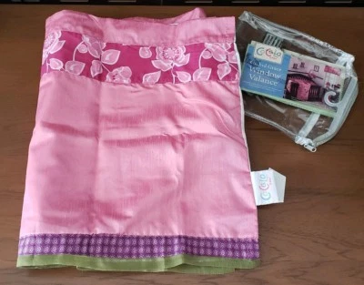 NUEVA CENEFA VENTANA COCALO BABY ORCHID GRACE se adapta a 36"x48" ~ Rosa Púrpura Nueva en Paquete  Foto 1 de 4