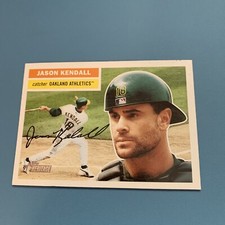 2005 Topps Heritage Baseball #351 Jason Kendall Oakland Athletics